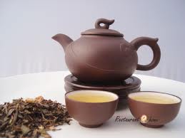 jasmine tea and teapot   Qchan  19July2011